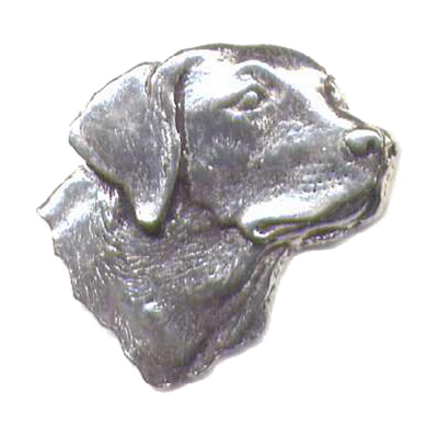 Bisley Pewter Pin - Labrador's Head